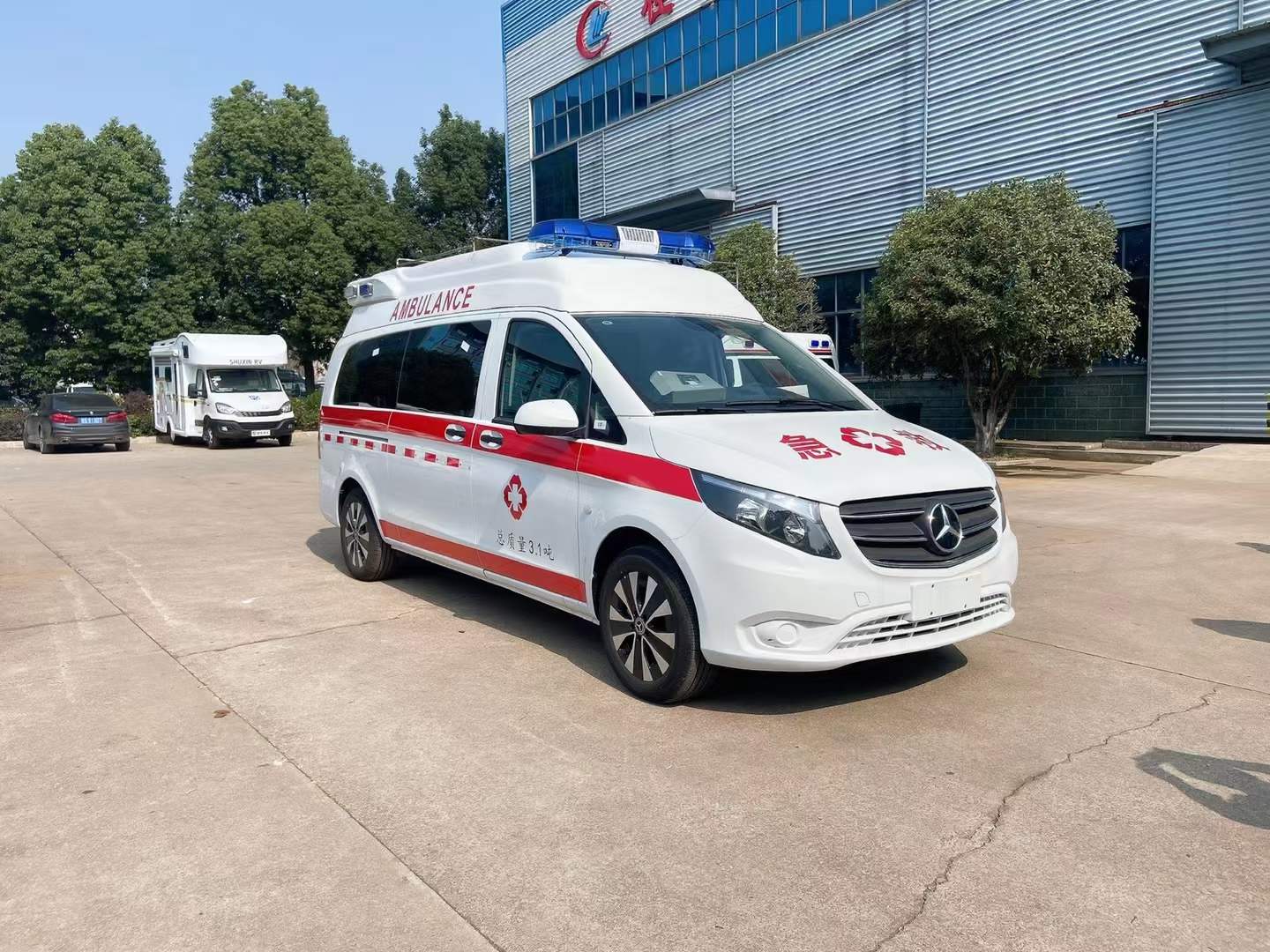 奔馳威霆負(fù)壓救護(hù)車